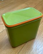 Mepal retro bewaardoosje bewaarpot groen oranje, Ophalen of Verzenden, Zo goed als nieuw