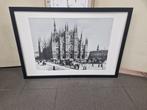 il duomo milano, 50 tot 75 cm, Ophalen of Verzenden, 75 tot 100 cm, Print