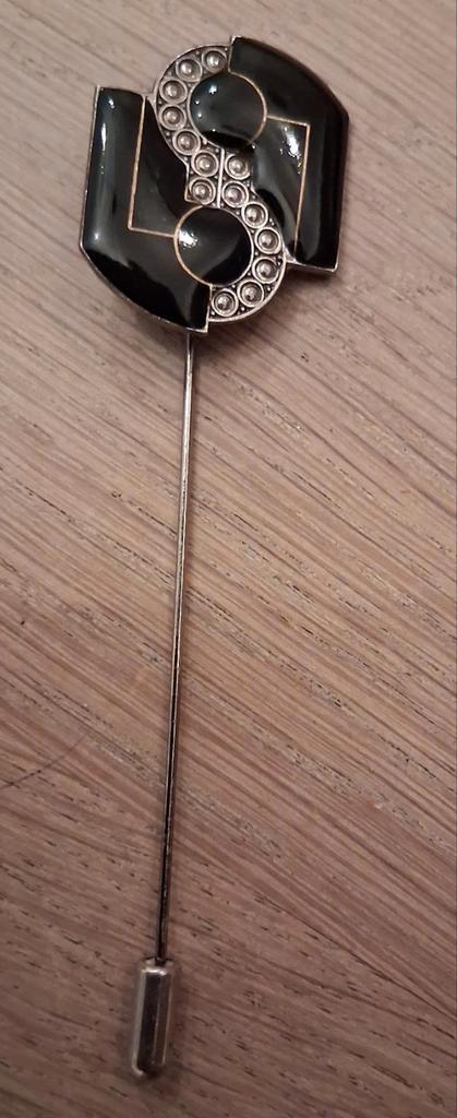 mooie Broche Speld reverse hoeden pinspeld  zwart Vintage, Sieraden, Tassen en Uiterlijk, Broches, Zo goed als nieuw, Overige materialen