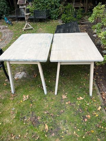 Houten Tafels - Set van 2 beschikbaar voor biedingen