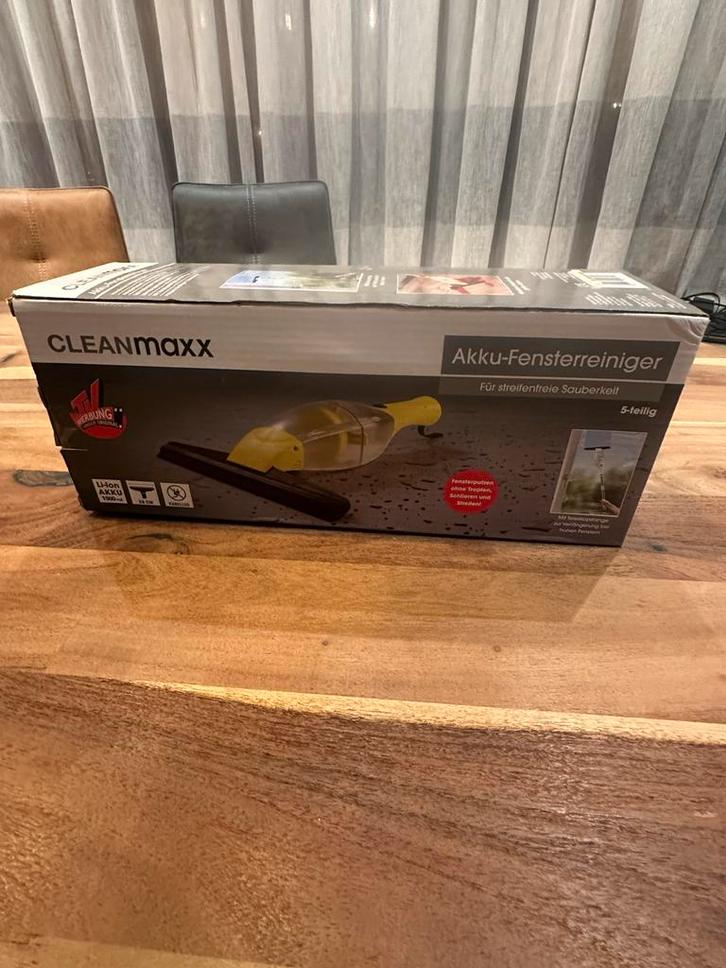 Cleanmaxx accu raamreiniger, Huis en Inrichting, Schoonmaakartikelen, Raamwisser of Trekker, Ophalen