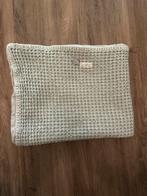Koeka (wieg)deken wafel | mintgroen/grijs | zomer, Ophalen of Verzenden, Zo goed als nieuw, 100 cm of meer, Deken