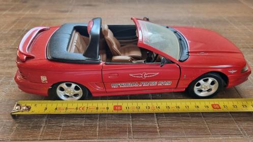 Jouef Evolution Ford mustang cobra indy 500 pace 1:18, Hobby en Vrije tijd, Modelauto's | 1:18, Gebruikt, Auto, Overige merken