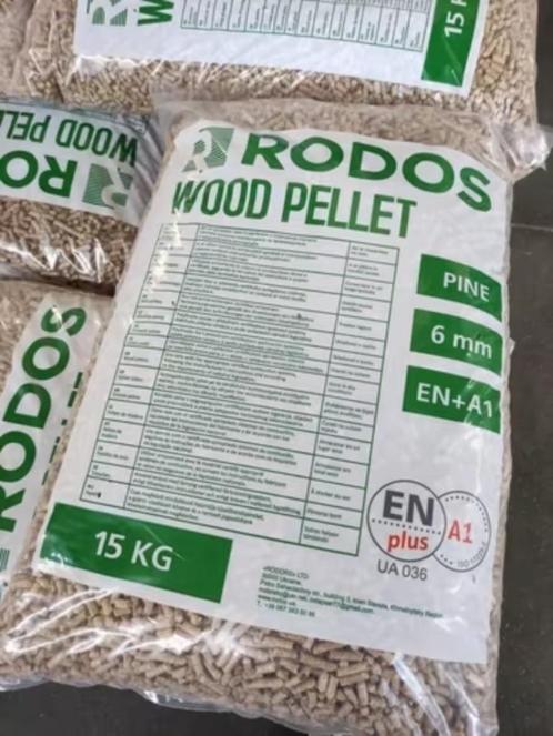 Houtpellets Rodos, 230 euro/ton, Tuin en Terras, Haardhout, Ophalen