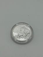 Zilveren Lunar Ox 2021 Australië 50 Cent 1/2 oz, Ophalen of Verzenden, Losse munt, Zilver