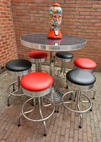 FIFTIES SIXTIES AMERIKAANSE BARKRUKKEN BEL AIR BARTAFEL, Huis en Inrichting, Barkrukken, Ophalen, 5 krukken of meer, 60 tot 90 cm