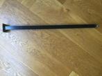 Metalen zwarte tafelpoot vierkant verstelbaar, Ophalen of Verzenden, Gebruikt, Rond, 50 tot 100 cm
