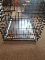 Zwarte stalen bench 60x 55x 78, Dieren en Toebehoren, Hondenbenches, Ophalen, Zo goed als nieuw