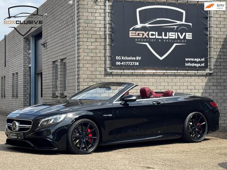 Mercedes-Benz S-klasse Cabrio AMG 63 4Matic Nightvision/Luch, Auto's, Mercedes-Benz, Bedrijf, Te koop, S-Klasse, 360° camera, 4x4