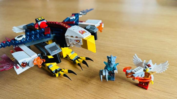 Lego Chima 70142 Eris' Vuurvlieger, Kinderen en Baby's, Speelgoed | Duplo en Lego, Zo goed als nieuw, Lego, Complete set, Ophalen of Verzenden