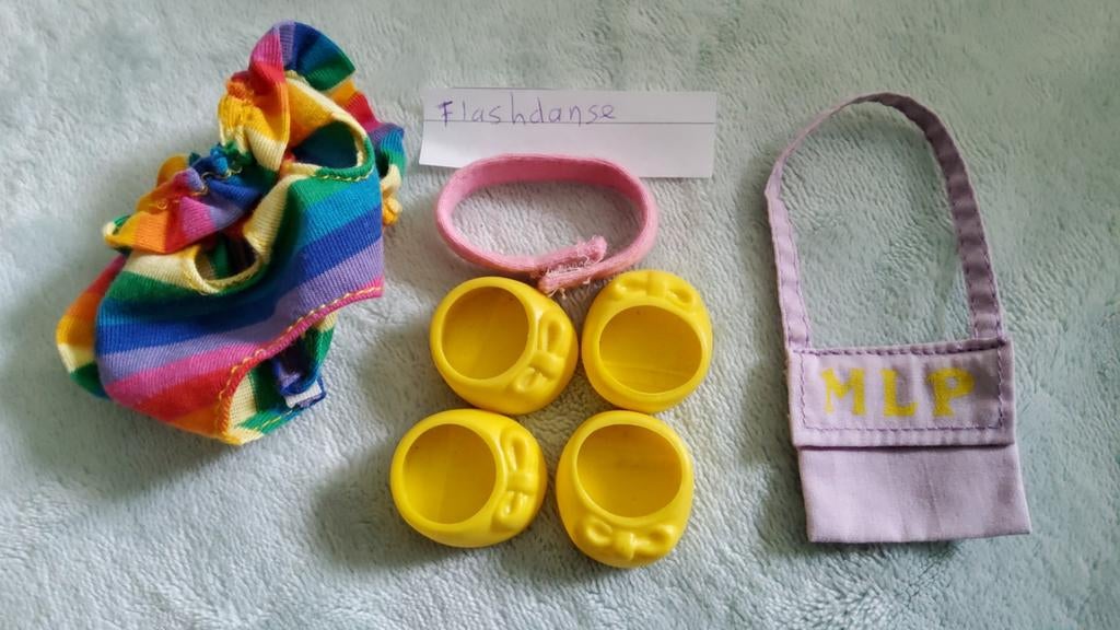 Vintage My Little Pony Hasbro G1 Flashdanse wear schoenen ta, Ophalen of Verzenden, Gebruikt