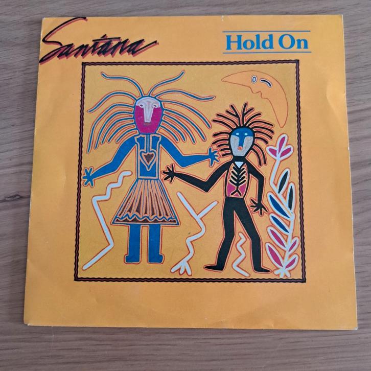 Santana - Hold On - 7" Single uit 1982, Cd's en Dvd's, Vinyl Singles, Gebruikt, Single, Rock en Metal, 7 inch, Ophalen of Verzenden