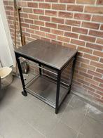 Rvs bbq kook tafel trolley, Verzenden, Zo goed als nieuw, 25 tot 50 cm, Rechthoekig