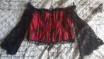 Burlesque corset korset met kant. XL, XXL, XXXL, Ophalen of Verzenden, Zo goed als nieuw, Maat 46/48 (XL) of groter