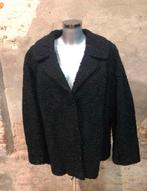 Mooie korte zwarte astrakan bontjas / jas maat 44, Kleding | Dames, Jassen | Winter, Zwart, Etten-Leur, Maat 42/44 (L), Djt@dejuistetoon.eu