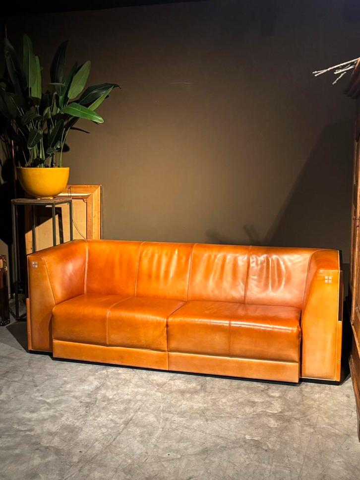 Art Deco Schuitema Bank 4 zits igs, Huis en Inrichting, Banken | Bankstellen, Zo goed als nieuw, Rechte bank, Vierpersoons of meer