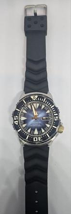 Seiko Blue Monster Limited Edition SRP455, Ophalen of Verzenden, Blauw, IOS