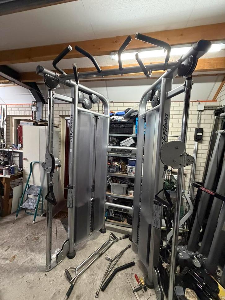 Life fitness dual pulley, Sport en Fitness, Fitnessmaterialen, Zo goed als nieuw, Overige typen, Ophalen of Verzenden