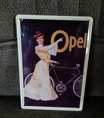 Opel metalen bordje brocante vintage beschikbaar voor biedingen