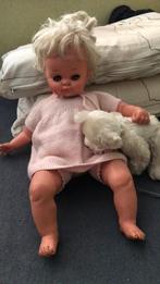 Furga, vintage babypop, lange wimpers. Helder blauwe ogen, Ophalen of Verzenden, Gebruikt, Pop