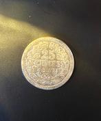 25 Cent 1912 - Koningin Wilhelmina, Postzegels en Munten, Munten | Nederland, Ophalen of Verzenden, Koningin Wilhelmina, 25 cent