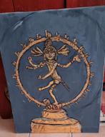 Shiva Nataraja de dansende hindoe godin schilderij 50x70, Ophalen of Verzenden