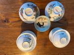 origineel japans gaiwan theesetje met losse kommetjes., Antiek en Kunst, Antiek | Porselein, Ophalen