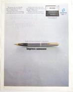 15 vintage advertenties reclames Sheaffer pennen 1958-71 pen, Ophalen of Verzenden, Gebruikt, Balpen, Overige merken