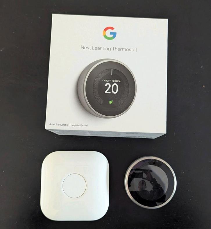 Nest thermostaat V3, Doe-het-zelf en Verbouw, Thermostaten, Zo goed als nieuw, Ophalen of Verzenden