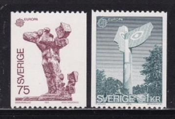 1863 - Zweden michel 852/853 postfris , Europa CEPT , bee beschikbaar voor biedingen