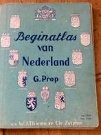 Beginatlas van Nederland - G. Prop - Oude Atlas, Boeken, Gelezen, Overige atlassen, Ophalen of Verzenden, 1800 tot 2000