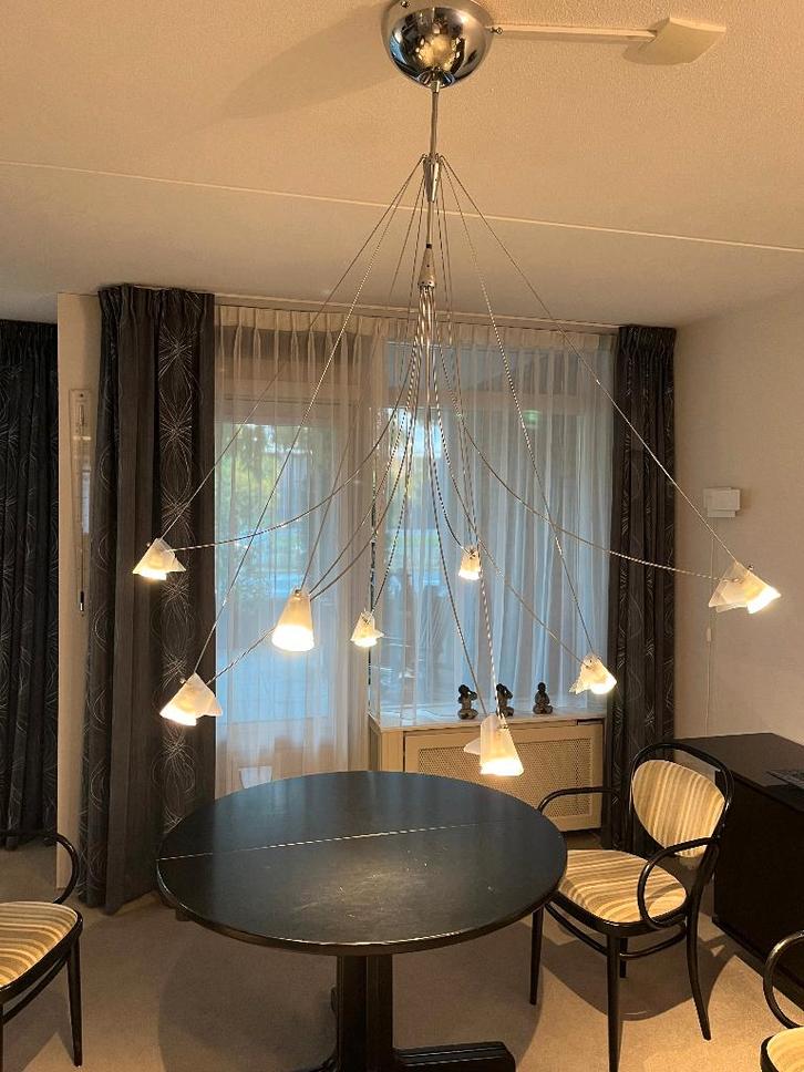 Design hanglamp van Maurizio Ferrari "Andromeda", Huis en Inrichting, Lampen | Hanglampen, Gebruikt, 75 cm of meer, Kunststof