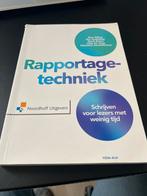 Rapportagetechniek - Noordhoff Uitgevers, Boeken, Ophalen of Verzenden, Alpha, Gelezen, HBO