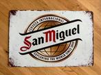San Miguel Metalen Reclamebord 30 bij 20, Verzamelen, Ophalen of Verzenden, Gebruikt