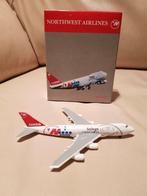 Schabak 1:600 Northwest/KLM B747-200F world cargo vliegtuig, Verzamelen, Ophalen of Verzenden, Zo goed als nieuw, Schaalmodel