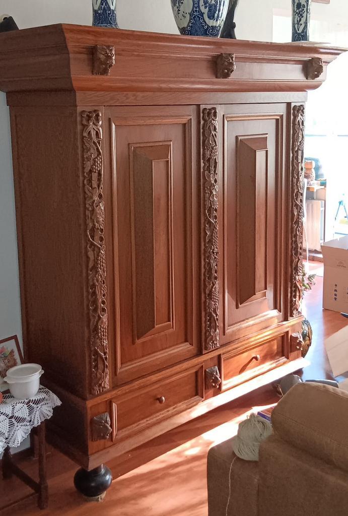 Mooie oude kast, Antiek en Kunst, Antiek | Meubels | Kasten, Ophalen
