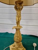 tafellamp met engel steen / speksteen hoog, Huis en Inrichting, Lampen | Tafellampen, Ophalen of Verzenden, 'T Olde Gre-j, Info@toldegrej.nl