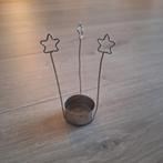 Theelicht houdertje, Gebruikt, Ophalen of Verzenden, Metaal, Kandelaar