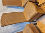 Eettafel stoelen., Huis en Inrichting, Stoelen, Ophalen, Gebruikt, Bruin, Vier
