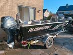 Alumacraft Fisherman 145 + 40pk Yamaha, Watersport en Boten, Ophalen, Gebruikt, Aluminium, 30 tot 50 pk