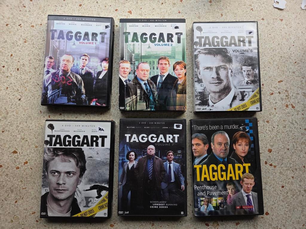 taggart 6x dvd box(20dvd's), Cd's en Dvd's, Dvd's | Tv en Series, Verzenden, Alle leeftijden, Boxset, Zo goed als nieuw