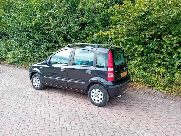 Fiat Panda 1.2 Dualogic 2005 Zwart AUT Airco weinig KM, Auto's, Fiat, Particulier, Panda, ABS, Airbags, Airconditioning, Boordcomputer