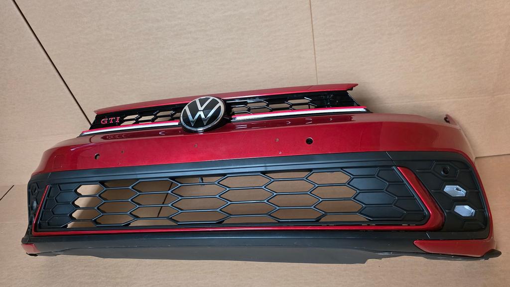 Voorbumper VW Polo 2G Facelift GTI 4xPDC Bumper bj.2022-2025, Gebruikt, -, Voor, Ophalen of Verzenden