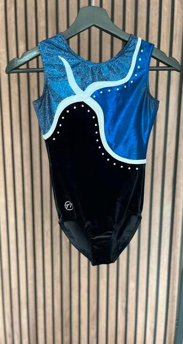 Turnpakje TT Gymnastics / blauw glitter / 152 Nette staat! beschikbaar voor biedingen