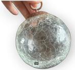 Craquele glazen kerstbal heksenbol heksenbal 10 cm 0105, Gebruikt, Ophalen of Verzenden