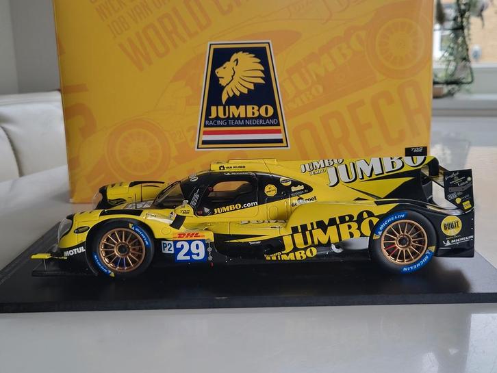 1:18 Spark Oreca LMP2 Racing Team NL Jumbo v Eerd vd Garde, Hobby en Vrije tijd, Modelauto's | 1:18, Zo goed als nieuw, Auto, Autoart