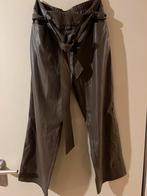 Label Dot mooie wijde leren broek/ maat 38, Maat 38/40 (M), Verzenden, Beige, Nieuw