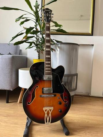  Ibanez AF75-BS Hollowbody Jazz Guitar / Gitaar + Gigbag beschikbaar voor biedingen