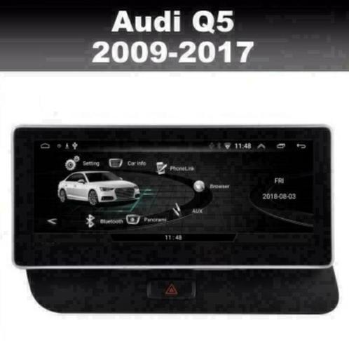 Audi Q5 navigatie android 10 wifi dab+ 10,25inch MMI camera, Auto diversen, Autoradio's, Nieuw, Ophalen of Verzenden