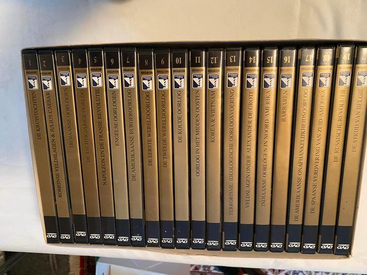 Oorlog in Woord & Beeld - 20-delige DVD Serie, Cd's en Dvd's, Dvd's | Tv en Series, Zo goed als nieuw, Non-fictie, Boxset, Vanaf 12 jaar